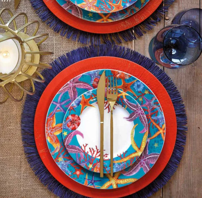 Set piatti 48 pezzi per 12 persone Mod. "Calajunco" di Fade Maison.