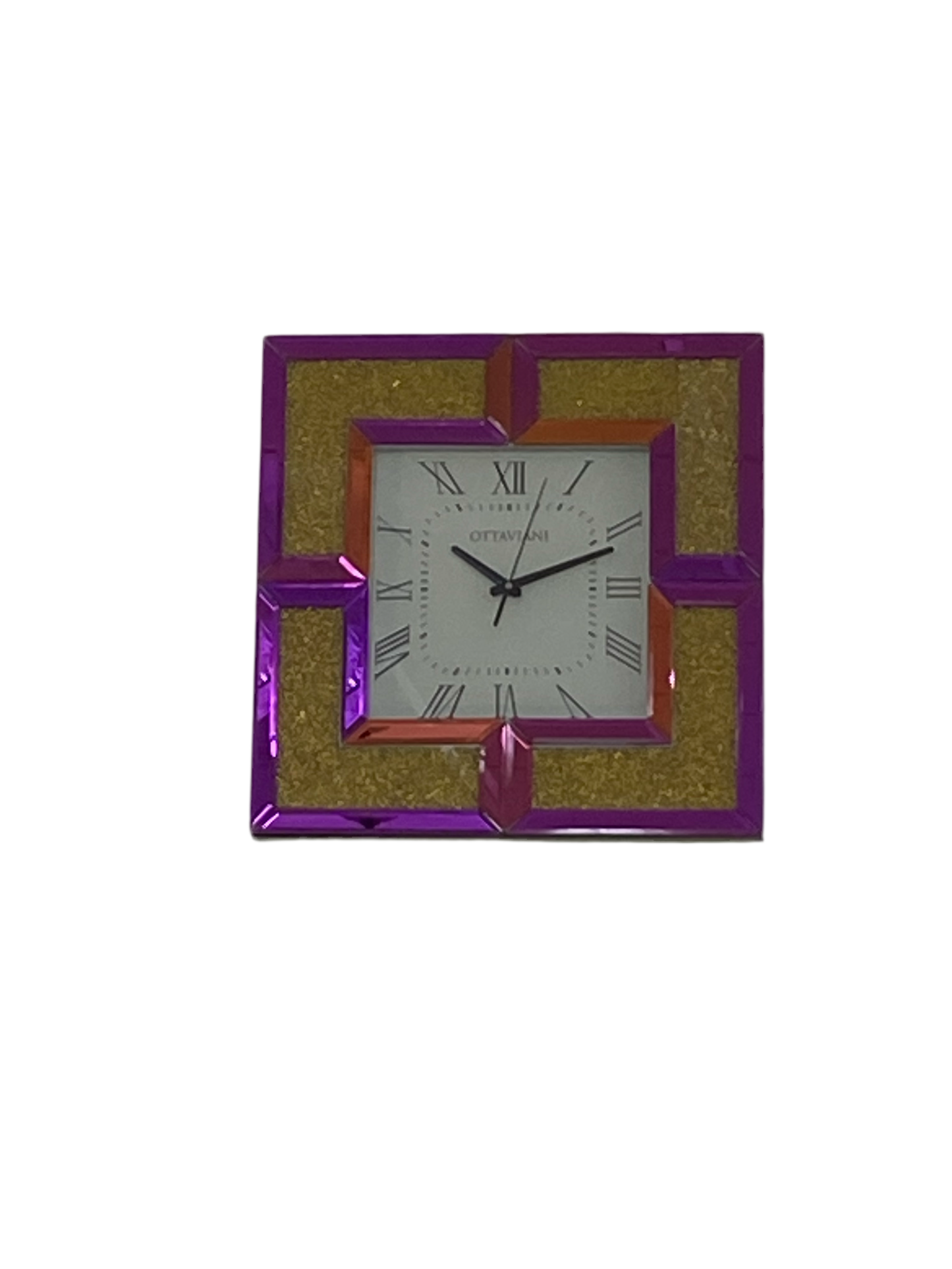 Orologio da parete con cristalli | wall clock with crystals. Ottaviani 29857
cm 50x50 | 19,6"x19,6"
