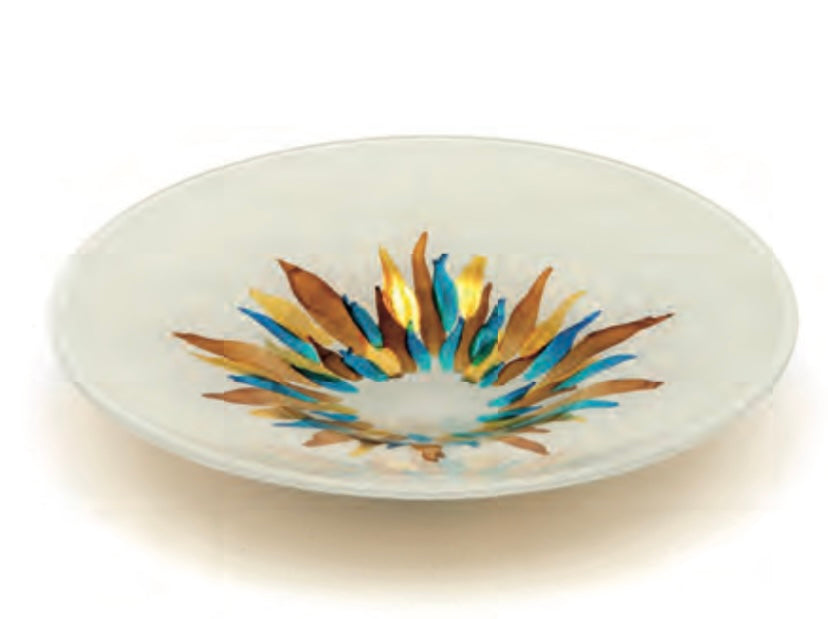 SQ3314/PM
Centrotavola Sequenze - pennellate con oro
D 35 cm * h. 7 cm