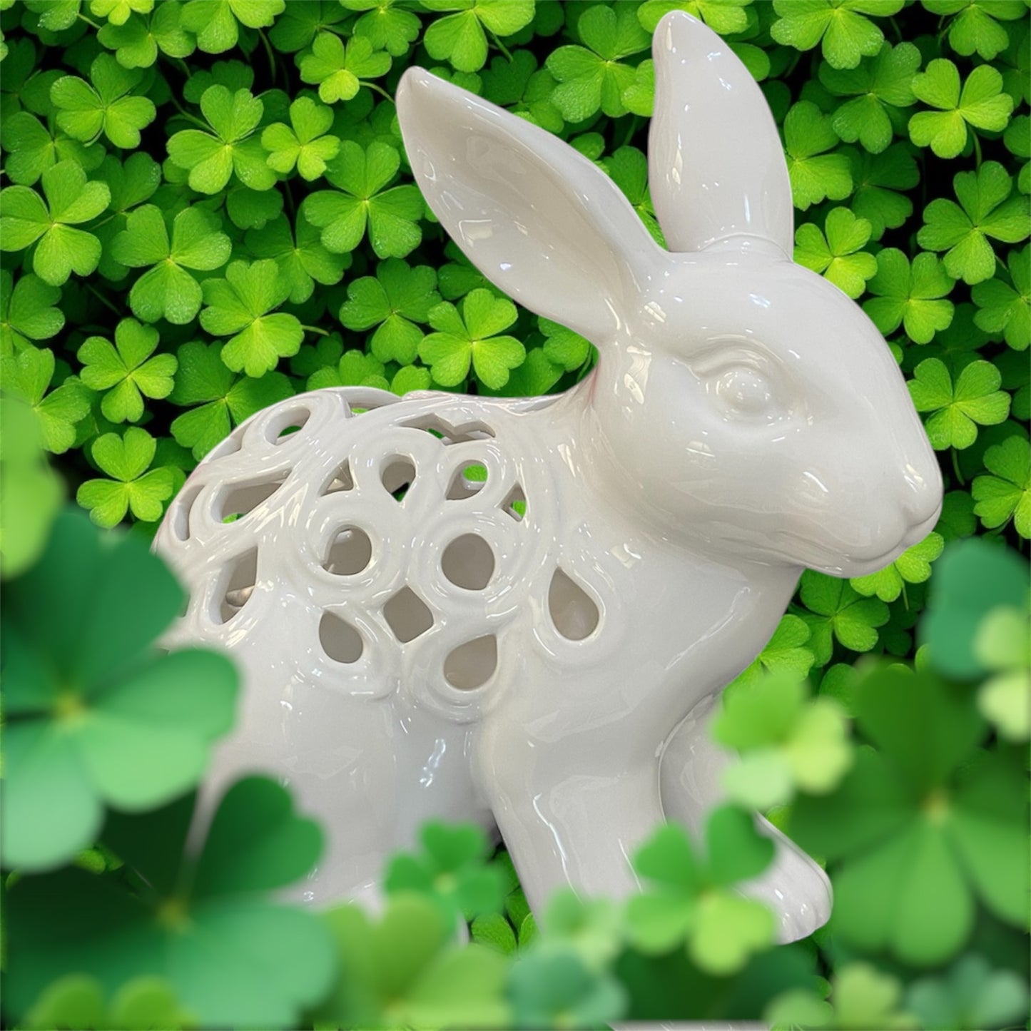 Coniglio in Porcellana Traforato Hervit