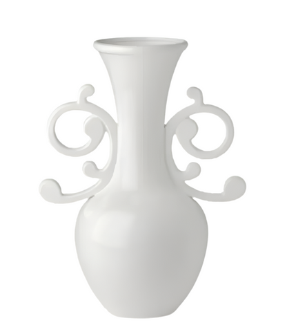 VASO ANFORA BUTTERFLY INPORCELLANA 58CM Hervit