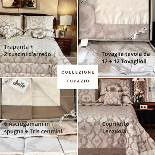 Collezione Topazio - Coordinato Biancheria per la Casa