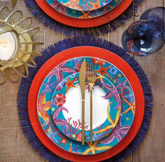 Set piatti 48 pezzi per 12 persone Mod. "Calajunco" di Fade Maison.