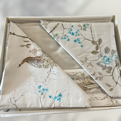 Lenzuola Artigianato Fiorentino mod.Pavone