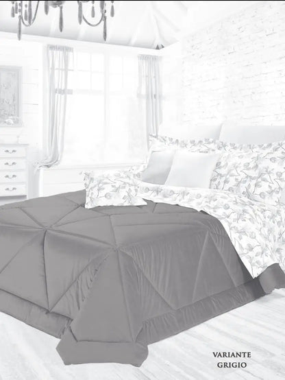 Trapunta Matrimoniale Jolie in Velluto – Imbottita – Eleganza e Comfort per la Camera da Letto