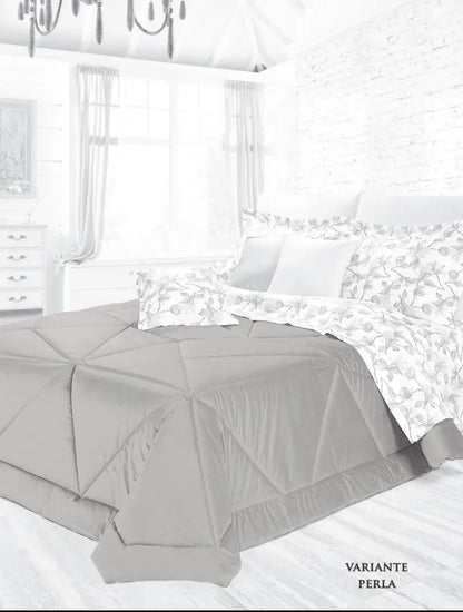 Trapunta Matrimoniale Jolie in Velluto – Imbottita – Eleganza e Comfort per la Camera da Letto