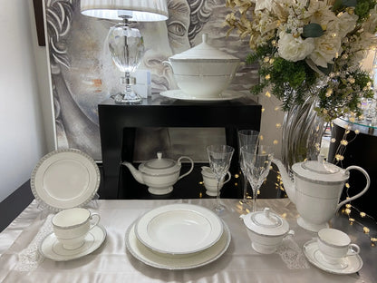 Set Servizio daTavola Narumi mod. Space Moon e Servizio Bicchieri Tp Cristal