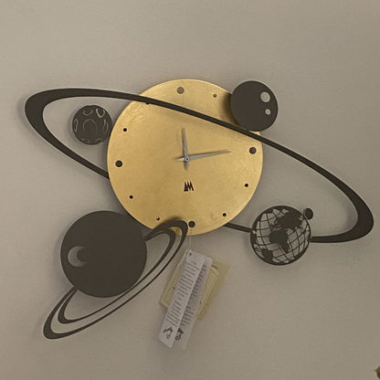 Orologio da Parete Arti e Mestieri Design Sistema Solare