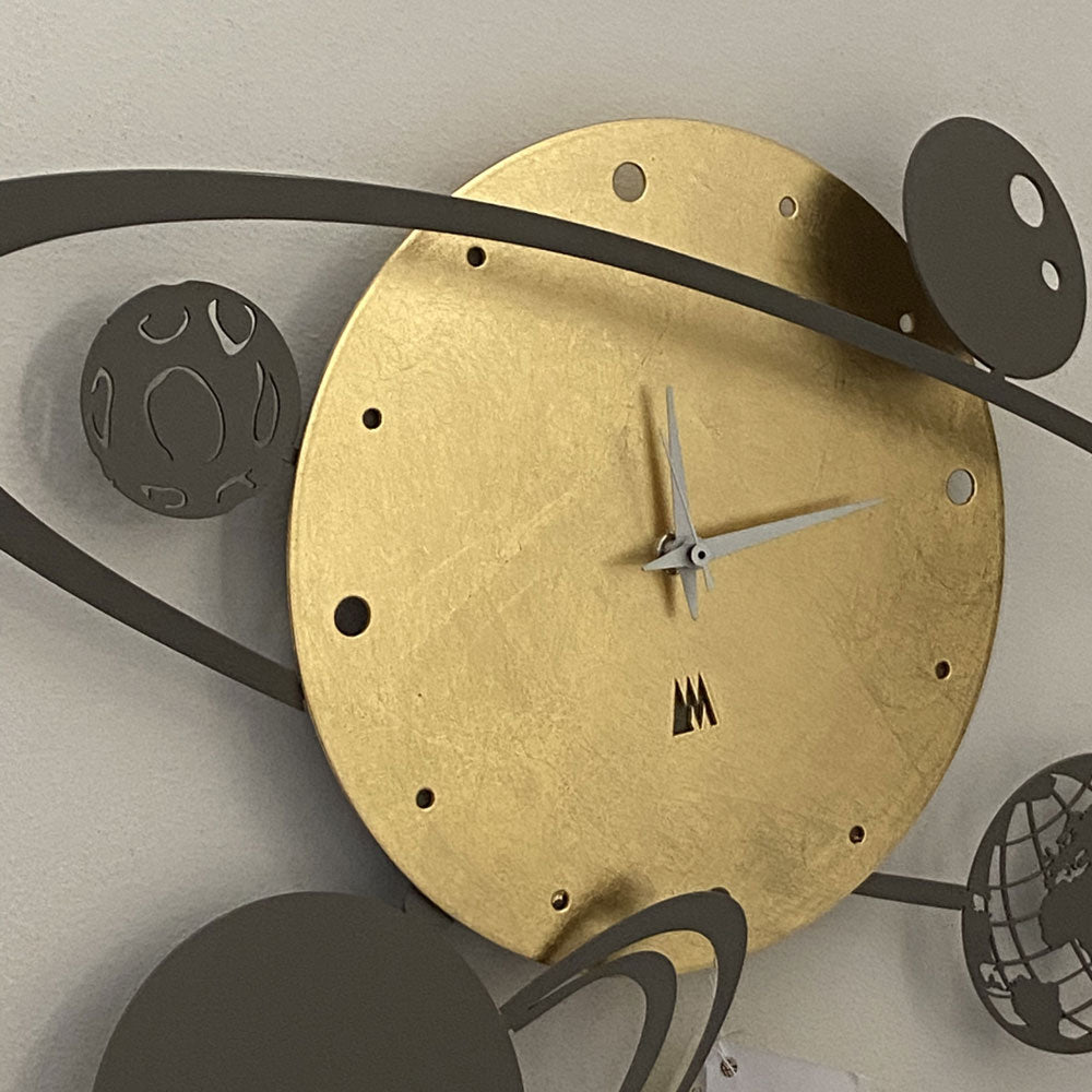 Orologio da Parete Arti e Mestieri Design Sistema Solare