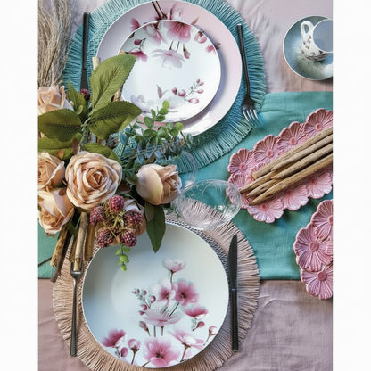 Servizio di piatti in porcellana 48pz di Fade spring