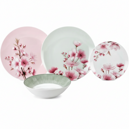 Servizio piatti spring di fade 48 pezzi 
