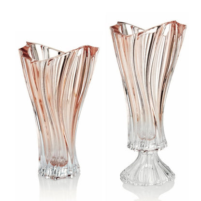 Vaso Marea in Cristallo Rosa Ottaviani