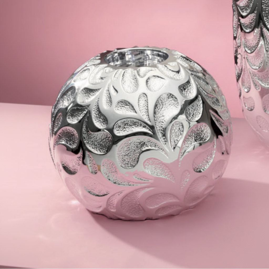 Vaso portafiori decorativo ottaviani modello damasco