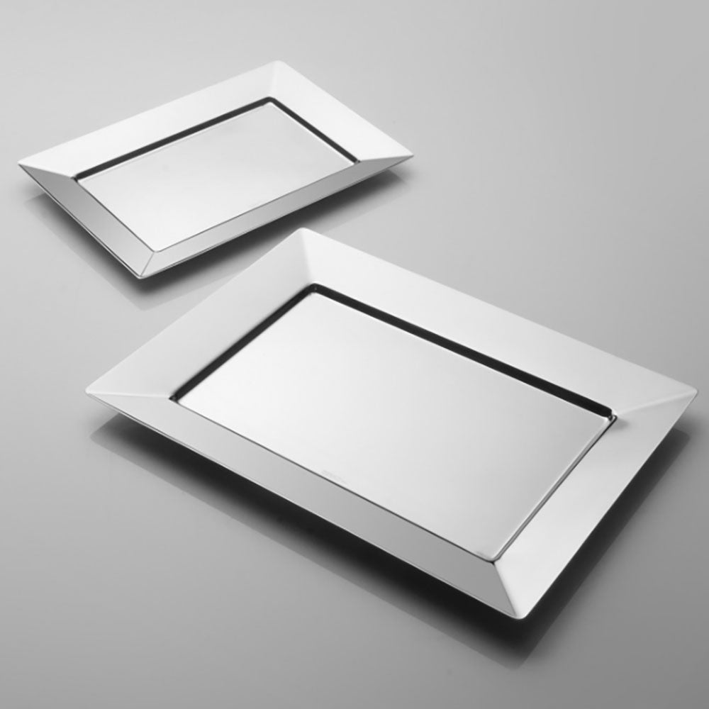 Set 2 Vassoi Harmony in acciaio inossidabile 18/10 Bugatti